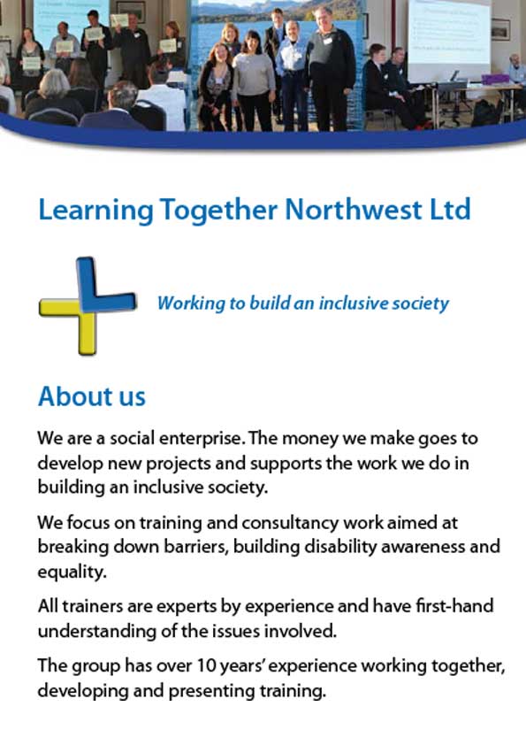 Easy Read Learning Together Northwest cover